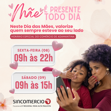 Sincomercio dia das Mães