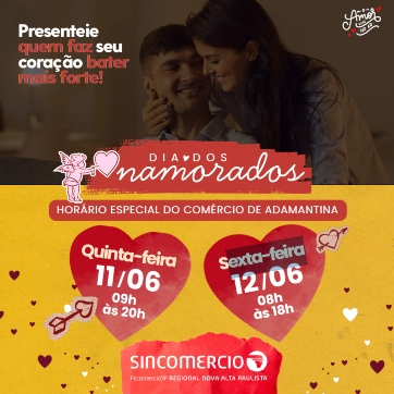 Sincomercio Dia dos Namorados