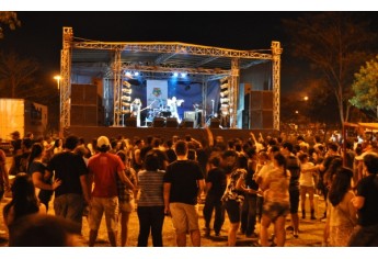 Rock no Parque, realizado no Parque dos Pioneiros, em Adamantina (Foto: Arquivo/Secretaria Municipal de Cultura e Turismo).