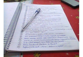 Anotações sobre os estudos do doutorado, e as impressões em torno do Paraguay  (Foto: Arquivo Pessoal).