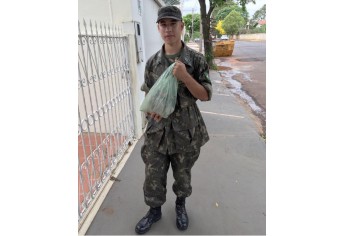 Campanha arrecada alimentos em Adamantina (Foto: Da Assessoria).