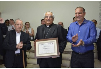 Núncio Apostólico no Brasil, Dom Giovanni d'Aniello, visitou a Diocese de Marília (Foto: Erica Montilha I Diocese de Marília).