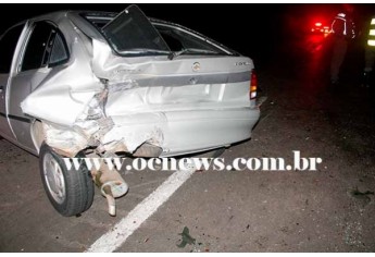 Acidente envolve três veículos e um pega fogo na SP?425 (Foto: Ocnews).