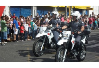Desfile da Independência, neste 7 de setembro, em Adamantina (Foto: Cedida).