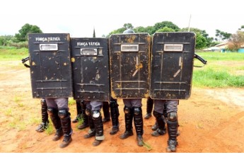 Pelotão de Choque da área do 25º Batalhão da PM é formado por um efetivo de 40 policiais (Foto: Cedida/PM).