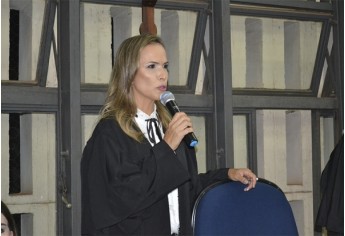 Atividade de Extensão, apoiada pelo Poder Judiciário e Ministério Público locais, se baseou num caso real de homicídio (Foto: Priscila Caldeira).
