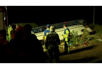 Acidente foi na Rodovia Assis Chateaubriand, trecho entre Rinópolis e Osvaldo Cruz (Foto: Reprodução/TV Globo).