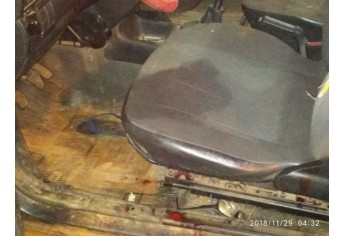 Carro com manchas de sangue (Foto: Reprodução/Site Jorge Zanoni).