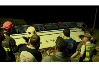 Acidente foi na Rodovia Assis Chateaubriand, trecho entre Rinópolis e Osvaldo Cruz (Foto: Reprodução/TV Globo).