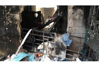 Estrutura destruída na Penitenciária de Lucélia, após rebelião dos detentos (Reprodução: Blog Fábio Jabá).
