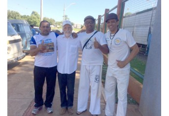 Capoeira de Adamantina participa de encontro que promove a integração e troca de experiências entre praticantes (Foto: Acervo Pessoal).