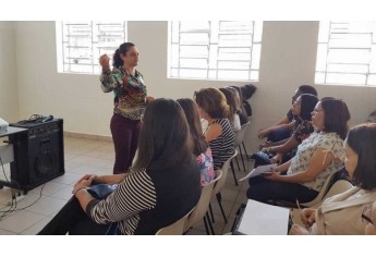 Encontro objetivou integrar os gremistas das escolas e organizar de forma coletiva propostas de melhoria para as escolas estaduais (Foto: Cedida).