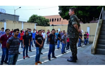 Trabalhos de seleção complementar foram finalizados, no TG de Adamantina, permitindo a matrícula de 50 jovens para o serviço militar obrigatório em 2018 (Foto: Cedida).
