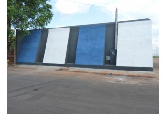 Estrutura do estádio municipal é finalizada para reinauguração, marcada para 1º de dezembro (Da Assessoria).