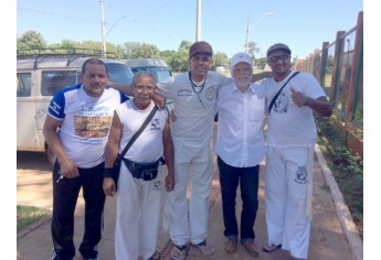 Capoeira de Adamantina participa de encontro que promove a integração e troca de experiências entre praticantes (Foto: Acervo Pessoal).