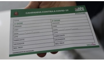 SP proíbe exigência do comprovante do cartão de vacina contra Covid-19