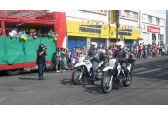 Desfile da Independência, neste 7 de setembro, em Adamantina (Foto: Cedida).