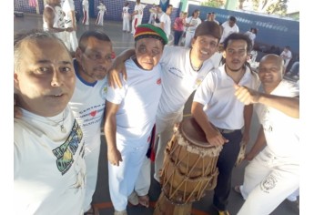 Capoeira de Adamantina participa de encontro que promove a integração e troca de experiências entre praticantes (Foto: Acervo Pessoal).