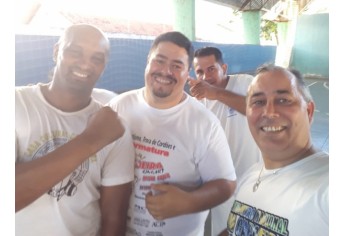 Capoeira de Adamantina participa de encontro que promove a integração e troca de experiências entre praticantes (Foto: Acervo Pessoal).