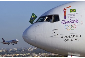 Chama Olímpica chega ao Brasil e tocha passará por Prudente e Marília em junho (Foto: Agência Brasil).