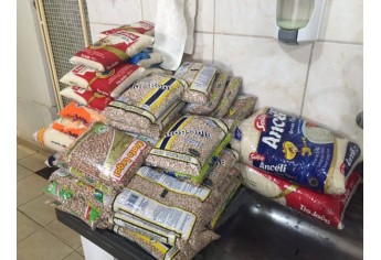 Alimentos arrecadados durante Festival de Verão já foram repassados ao Lar dos Velhos (Cedida).