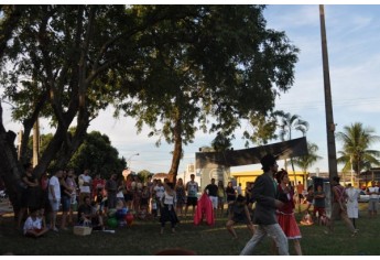 Circuito Sesc de Artes, no Parque dos Pioneiros, em Adamantina (Foto: Rafael Teixeira/Cedida).
