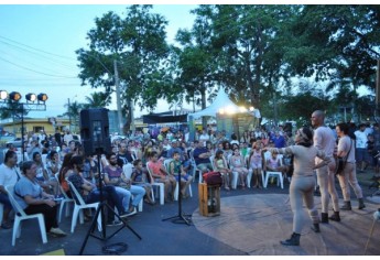 Circuito Sesc de Artes, no Parque dos Pioneiros, em Adamantina (Foto: Rafael Teixeira/Cedida).