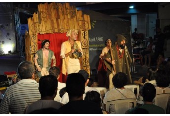Circuito Sesc de Artes, no Parque dos Pioneiros, em Adamantina (Foto: Rafael Teixeira/Cedida).