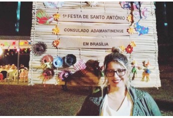 Ex-moradores de Adamantina celebram a 1ª Festa Junina do Consulado Adamantinense em Brasília (Foto: Arquivo Pessoal).