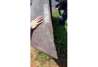 Barco com a inscrição Arca de Noé era ocupado pelos pescadores (Foto: Cedida).