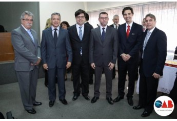 Cerimônia de posse dos novos membros do Conselho Regional de Prerrogativas da OAB (Foto: Assessoria de Imprensa).