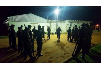 Treinamento ocupou espaço público e realizou patrulha de emboscada (Foto: Cedida).