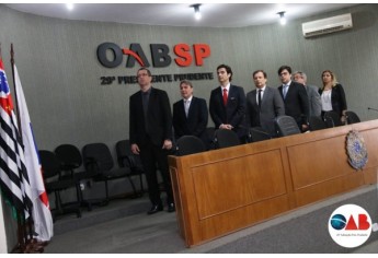 Cerimônia de posse dos novos membros do Conselho Regional de Prerrogativas da OAB (Foto: Assessoria de Imprensa).