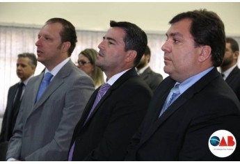 Cerimônia de posse dos novos membros do Conselho Regional de Prerrogativas da OAB (Foto: Assessoria de Imprensa).