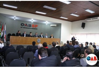 Cerimônia de posse dos novos membros do Conselho Regional de Prerrogativas da OAB (Foto: Assessoria de Imprensa).