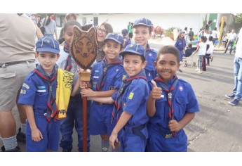 Desfile da Independência, neste 7 de setembro, em Adamantina (Foto: Cedida).
