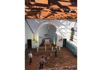 Obras de revitalização já foram iniciadas na Capela da Santa Casa, e ao final será dedicada ao Sagrado Coração de Jesus (Foto: Cedida).