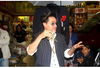 Famoso mágico da TV se apresenta da Cocipa