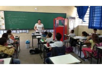 Escola Municipal Eurico Leite de Moraes, localizada no Jardim Adamantina, promove ações dentro do projeto Amor à Vida, para a programação do Setembro Amarelo (Foto: Assessoria de Imprensa).