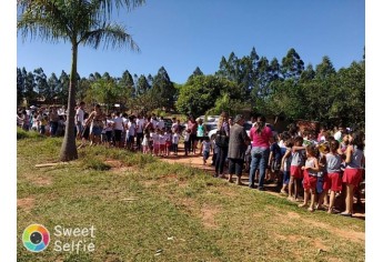 Atividade mobilizou a Polícia Mirim, Tiro de Guerra, Poder Público me estudantes. (Foto: Assessoria de Imprensa)