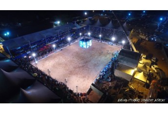 Festa do Peão foi sucesso de público e organização em Osvaldo Cruz (Foto: Bruno Sturari Imagens Aéreas).