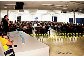 Segunda noite de palestras, no auditório do Campus 2 da UniFAI (Foto: Milton Ura).