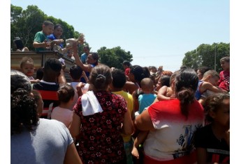 Associação de Moradores do Jardim Brasil nobiliza parceiros e voluntários para comemorar o Dia das Crianças (Foto: Acervo Pessoal).