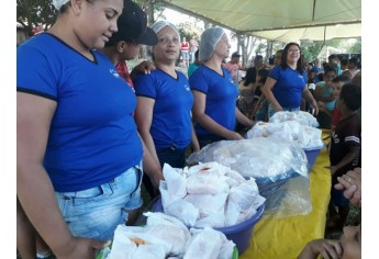 Associação de Moradores do Jardim Brasil nobiliza parceiros e voluntários para comemorar o Dia das Crianças (Foto: Acervo Pessoal).