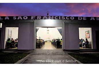 Comunidade da Capela São Francisco de Assis, no Jardim Adamantina, será elevada ao status de Pró-Paróquia, para a instalação da nova Paróquia (Foto: Milton Ura/No Click do Senhor).