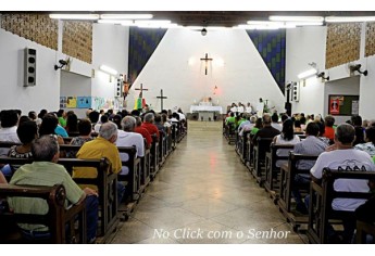 Comunidade da Capela São Francisco de Assis, no Jardim Adamantina, será elevada ao status de Pró-Paróquia, para a instalação da nova Paróquia (Foto: Milton Ura/No Click do Senhor).