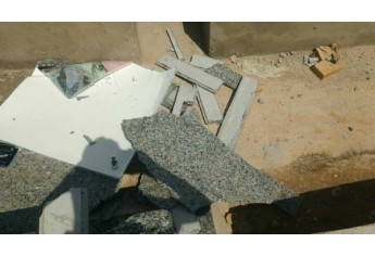 Vândalos destruíram o túmulo neste sábado, um dia antes da data de aniversário da jovem, que é neste domingo (18), quando completaria 19 anos (Reprodução/Facebook).