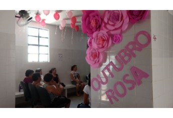 Campanha foi realizada neste mês de novembro, com exames, orientações e brindes às mulheres (Foto: Cedida).