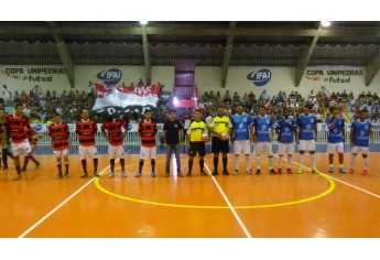 Final da Copa Unipedras UNIFAI de Futsal 2018 foi realizada nesta sexta-feira, no Ginásio de Esportes de Adamantina (Divulgação).Final da Copa Unipedras UNIFAI de Futsal 2018 foi realizada nesta sexta-feira, no Ginásio de Esportes de Adamantina (Divulgação).