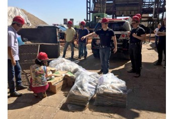 Droga incinerada é proveniente de apreensões realizadas na região. Incineração é realizada com autorização do Poder Judiciário (Foto: Polícia Civil).